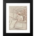 thumbnail image 2 of Thomas Rowlandson 11x14 Black Modern Framed Museum Art Print Titled - Nancy Cock - Clear Starcher (C. 1815), 2 of 5