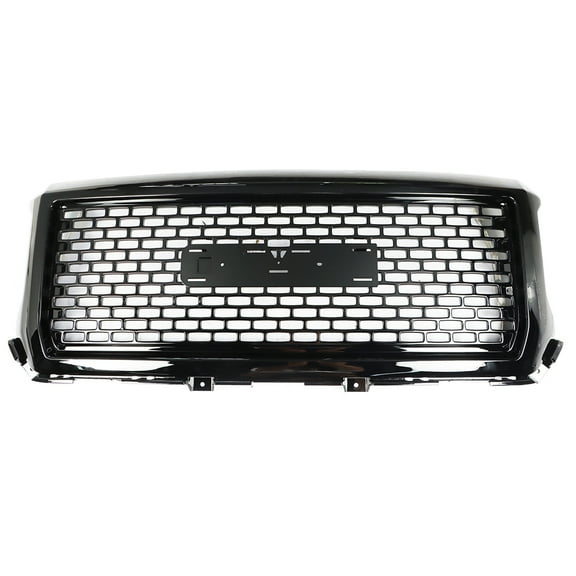 Labwork Front Bumper Center Grille Glossy Black Honeycomb For 2014-2015 GMC Sierra 1500