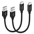 thumbnail image 1 of Cable USB etguuds 30 cm USB-A a USB-C Paquete de 2 Carga Rápida, 1 of 8