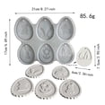 thumbnail image 3 of BotaniNest Cavities Silicone Mould Easter Silicone Moulds Casting Moulds Easter For Rabbits Pendant Epoxy Resin Casting Mould Rabbit Casting Mould Easter, 3 of 4