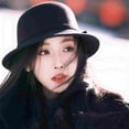 thumbnail image 3 of MEICHEN Women's Cloche Hat Fall Floral Round Top Fedora Hat Casual Fishing Basin Cap Graceful Winter Small Bowler Hat, 3 of 6