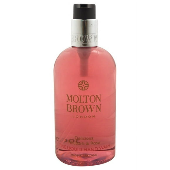 Delicious Rhubarb & Rose Fine Liquid Hand Wash by Molton Brown for Women - 10 oz Hand Wash