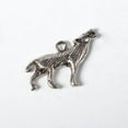 thumbnail image 2 of 10 Pcs Wolf Charms Pendant Tibetan Style Alloy Howling Wolf Pendants Jewelry Making Charms Metal Charms Pendant Pendant Ornament for Women DIY Necklace Bracelet Earring Jewelry Craft Making, 2 of 2