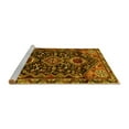 thumbnail image 2 of Ahgly Company Machine Washable Indoor Round Persian Yellow Traditional Area Rugs, 6' Round, 2 of 4