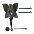 thumbnail image 3 of Renovators Supply Brass Door Knockers for Front Door 7" Flower Fairy Chrome Plated Brass Door Knocker w/Screws, 3 of 9