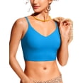 thumbnail image 1 of Top de Bikini CRZ YOGA con Relleno en V Ajustable Azul XL, 1 of 3