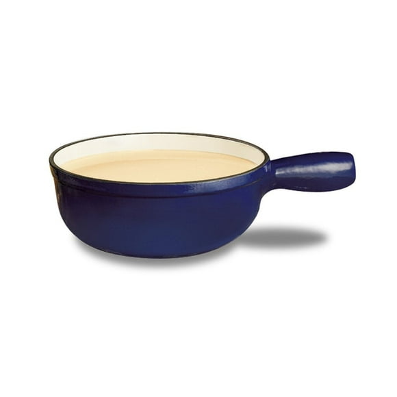 Swissmar F65005 Lugano Pot à Fondue au Fromage 1-1/2-Quart, Bleu Profond