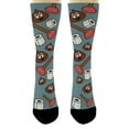 thumbnail image 4 of ThisWear Funny Office Gifts Potty Party Crazy Socks Plumber Gifts GI Doctor Gifts 2-Pair Novelty Crew Socks, 4 of 5