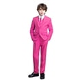 thumbnail image 5 of ETHAN Teen Boy Suit Elegant Formal Suits 3 Piece Slim Fit Pink Dresswear Boys Suit Set Size 8, 5 of 5