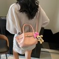thumbnail image 4 of Bolso bandolera informal de moda con pliegues, portátil, de estilo nicho, 2025, versátil, sencillo y de color sólido., 4 of 5