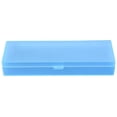 thumbnail image 2 of Horplkj Plastic Pencil Box, Clear Hinged Lid Storage Case with Snap Closure, Frosted Transparent Organizer for Pens and Office Home, 2 of 5
