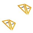 thumbnail image 1 of Billuyoard Número grande de regla de geometría matemática para el aula escolar Reglas de 2 piezas 2piezas, 1 of 1