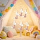 thumbnail image 5 of Decoraciones de Pascua, adornos de Pascua, regalos de Pascua Adorno de letra con orejas de conejo de madera de Pascua Letrero colgante de madera, 5 of 6