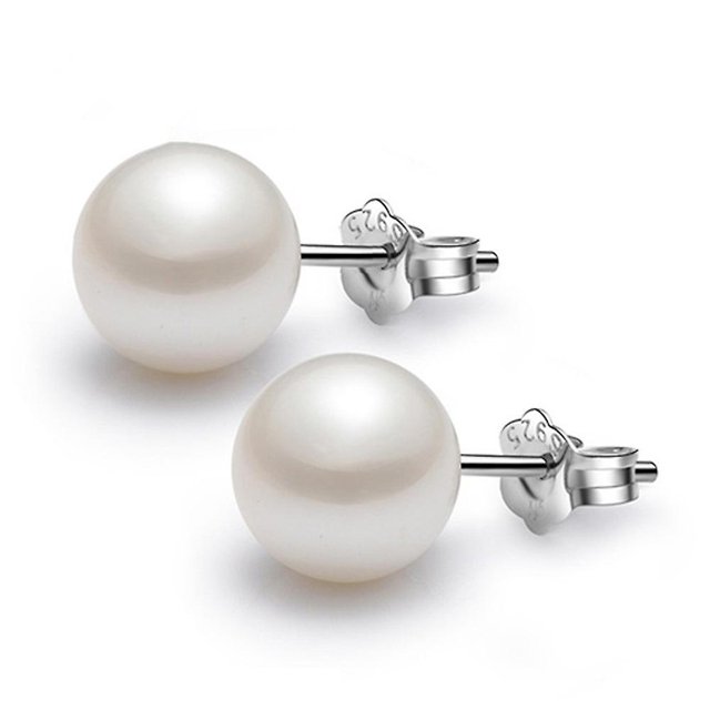 Conjunto de joyería para mujer, pendientes con pasador de perlas de imitación blancas, regalos creativos de cumpleaños, regalos de boda para F