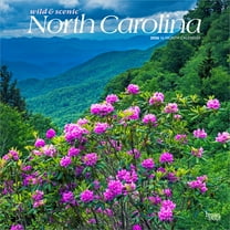 North Carolina Wild & Scenic | 2026 12x24" (Hanging) Wall Calendar | Plastic-Free