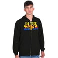 thumbnail image 5 of In the Zone Arizona Flag Zona Pride Zip Up Hoodie Men's Women's Brisco Brands L, 5 of 6