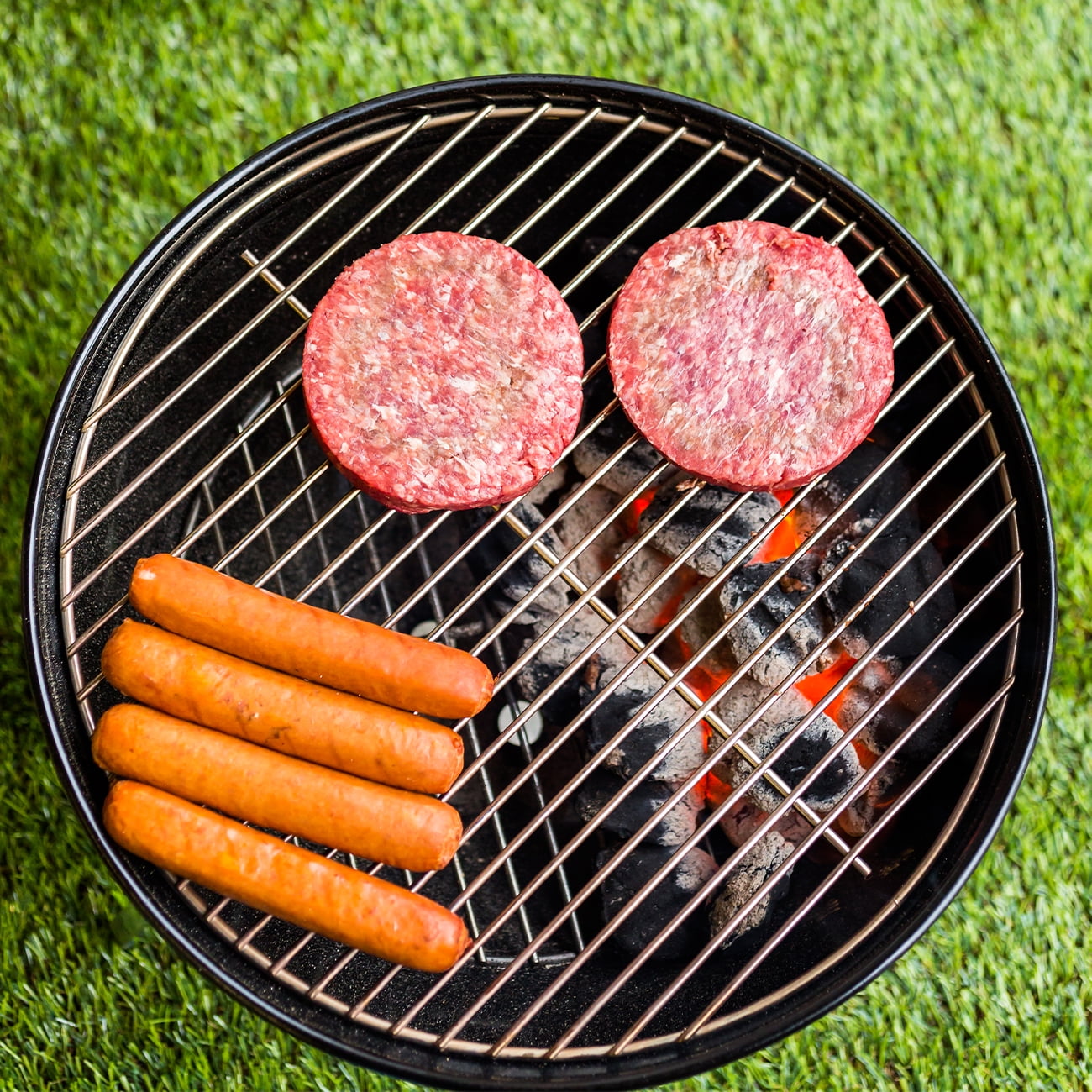 Waaoon-14 Inch Portable Charcoal Grills For Outdoor Camping & BBQ Picnic,Red