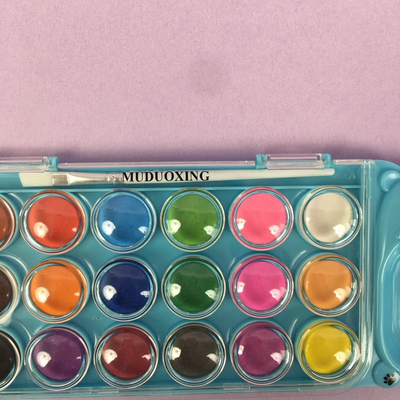 ‌MUDUOXING Watercolor paints for use in art – Vibrant, Blendable, High-Pigment Colors for Beginners