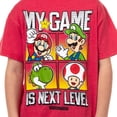 thumbnail image 5 of Super Mario Boys' My Game Is Next Level Character Boxes Graphic T-Shirt, 5 of 5