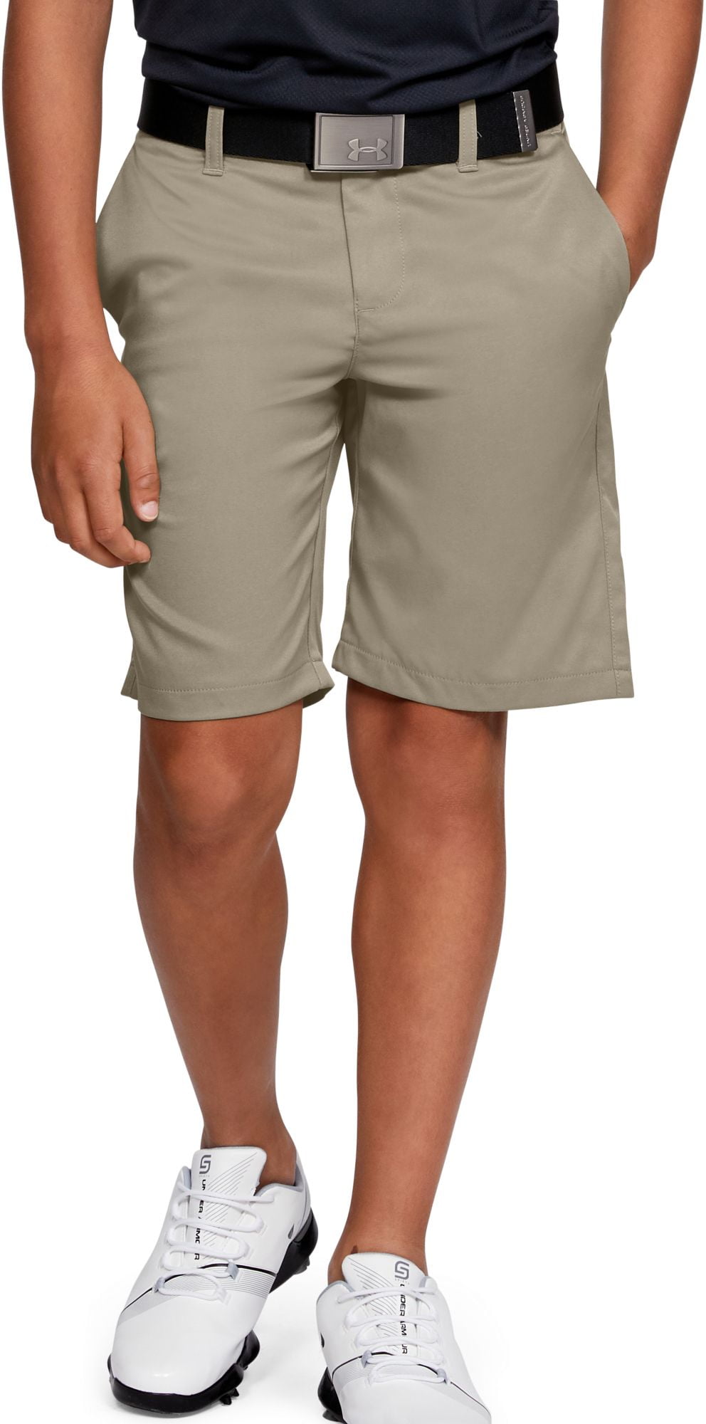 under armour boys khaki shorts