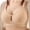 Beige, variant on Women's Keyhole Front Push Up Bras Wireless Bralette, Supportive and Soft Comfort Fit, Stretchy Everyday Casual Lingerie