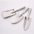 thumbnail image 1 of Mini Garden Tools Set 3 Piece Stainless Steel Hand Rake Trowel Shovel For Succulent Bonsai Herb Planting Terrarium Indoor Outdoor Portable Gardening Kit, 1 of 9