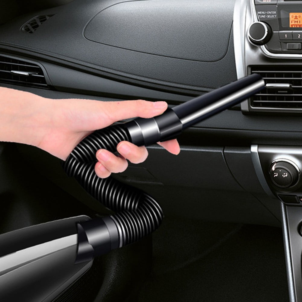 12V120W Suction Car Vacuum Cleaner Wet And Dry Dual Use Powerful Handheld Vacuum Black Fangkenuo