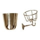 thumbnail image 1 of Soportes para macetas integrados de metal, creativos, para colgar en la pared, decoración para el hogar, soportes para plantas de pared, soporte metálico con ruedas para plantas, decoración, 1 of 9