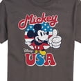 thumbnail image 3 of Disney - Americana - Mickey Mouse USA Flag - Adult Short Sleeve Graphic T-Shirt, 3 of 5