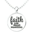 thumbnail image 2 of Women's Faith Sterling Silver Pendant, 2 of 2