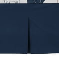 thumbnail image 6 of Lambs & Ivy Playful Elephant Blue/White Cotton 3-Piece Baby Crib Bedding Set, 6 of 9