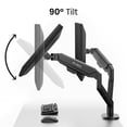 thumbnail image 2 of Soporte para dos monitores EVEO Premium de 14 a 32 pulgadas en altura ajustable, 2 of 5