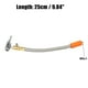 thumbnail image 3 of Adaptador de manguera de inflado de neum?ticos Flexible de 9,8 ", mandril de aire de tama?o de rosca M6 con manguera para v?lvula de neum?tico est?ndar, rosca fina con v?lvula de liberaci?n de aire, 1 Uds. Unique Bargains mandriles para neumáticos de automóviles, 3 of 6