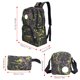 thumbnail image 5 of Mochila de nailon amarilla con carga USB y juego de 3 piezas para llevar al hombro y llevarla cómodamente en cualquier lugar, 5 of 8