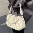 thumbnail image 1 of Bolso de diseño de nicho de verano para mujer, bolso cuadrado con nubes plisadas, bolso sencillo que combina con todo para debajo del brazo para mujer, 1 of 5