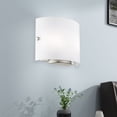 thumbnail image 6 of Livex Lighting 10" 2-Light Metal & Acrylic Wall Sconce in Brushed Nickel, 6 of 11