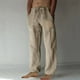 thumbnail image 1 of Puntoco Pantalones casuales largos para hombre, pantalones casuales con estampado de moda para hombre, cintura elástica con bolsillos, pantalones deportivos, 1 of 4