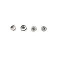 thumbnail image 1 of 100 piezas de botones a presión para niños, chaqueta, pantalones, diseño Simple, botón de presión redondo, Kit surtido, manualidades DIY Ropa, zapatos y accesorios Miscelánea Plata 8 mm Sonducket  AP016409-04B, 1 of 1