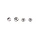 thumbnail image 1 of Qarigey 100 piezas de botones a presión para niños, chaqueta, pantalones, diseño Simple, botón de presión redondo, Kit surtido, manualidades DIY Ropa, zapatos y accesorios Miscelánea Plata 6 mm Qarigey  AP016409-03B, 1 of 6