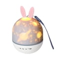 thumbnail image 1 of Lampe LED Rotation 360° 8 Chansons 6 Films de Projection 4 Couleurs Cadeau de Mode Noël Anniversaire Veilleuse pour Enfants Projecteur d'Étoiles, Veilleuse Rechargeable Musicale et Lumineuse pour Bébé, 1 of 5
