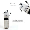 thumbnail image 3 of Botella de Agua Portátil de 800ML con Función de Rociado, Ideal para Actividades al Aire Libre como Caminar, Correr y Montar Bicicleta, Color Azul Transparente, 3 of 6