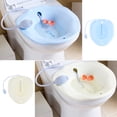 thumbnail image 5 of Lavabo de 2 piezas para el inodoro con bañera para el baño con enjuagador para hemorroides embarazadas, 5 of 5