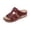 B Wine, variant on Wovix House Slipper For Women Double Toe Shoes Breathable Soft Low Heel Simple Dreesy And Casual Daily Wear