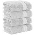 thumbnail image 2 of Modern Threads Spunloft Cotton Bath Towels, Gray (4 Count), 2 of 7