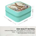 thumbnail image 2 of Shiartex Bunny Eggs Wreath PU Leather Jewelry Box for Necklace, Ring, Earring Storage, Portable and Compact Travel Case with High Capacity, Best Gift Idea Green, 2 of 5