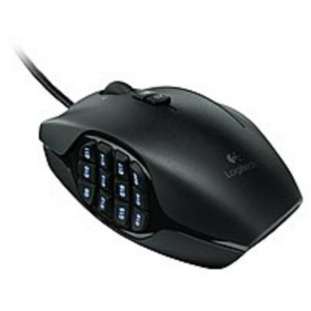 Logitech 910-002864 G600 MMO Gaming Mouse - USB - Wired - Black