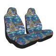 thumbnail image 2 of Yiaed Christmas Tree Print Car Seat Covers,Universal Auto Seats Protector Fits for Car,SUV Sedan,Truck,Automotive Seat Covers & Accessories-2 PCS, 2 of 9