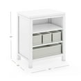 thumbnail image 3 of Martha Stewart Crafting Kids' Open Storage - Linen White: Children's Wooden Arts and Crafts Supply Organizer with Fabric Bins, 3 of 3