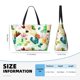 thumbnail image 4 of Fotbe Floral Vintage Bolsa de Viaje para Playa - Resistente al Agua, Bolsa Tote de Gran Capacidad y Ligera con 7 Bolsillos para Mujeres y Hombres, 4 of 7