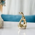 thumbnail image 6 of Golden Animal Statues Home Decor - Modern Small Gold Decorative Ornaments for Desk, Shelf Display, Elegant Collectible Figurines for Office, Bedroom & Living Room, 6 of 6